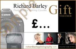 photography course gift voucher